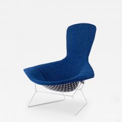 Harry Bertoia Early Bird Chair in Gloss White Raf Simons Kvadrat Wool Boucl  - 4434637