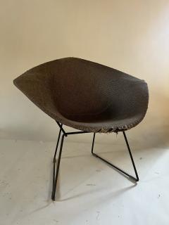 Harry Bertoia Early production Harry Bertoia Diamond Chair with orignial upholstry - 3976786