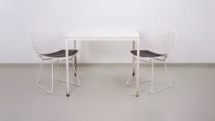 Harry Bertoia Florence Knoll Dining Table Plus Two Bertoia Side Chairs - 2258604
