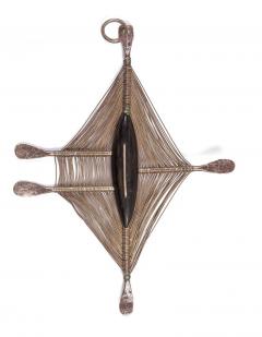 Harry Bertoia Harry Bertoia Hand Forged Silver Ebony and Silver Wire Pendant USA 1942 - 636930