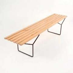 Harry Bertoia Harry Bertoia Midcentury Slat Bench by for Knoll International USA 1960s - 4052402