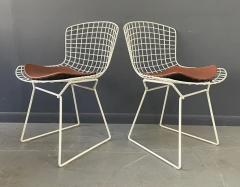Harry Bertoia Harry Bertoia Wire Chairs for Knoll 1980s Vintage Mid Century w Original Pads - 2537338
