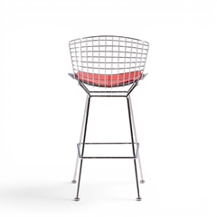 Harry Bertoia Harry Bertoia for Knoll Mid Century Chrome Bar Stools Pair - 4699467