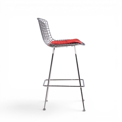 Harry Bertoia Harry Bertoia for Knoll Mid Century Chrome Bar Stools Set of 4 - 4699263