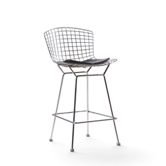 Harry Bertoia Harry Bertoia for Knoll Mid Century Chrome Bar Stools Set of 4 - 4722542