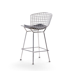 Harry Bertoia Harry Bertoia for Knoll Mid Century Chrome Bar Stools Set of 4 - 4722551