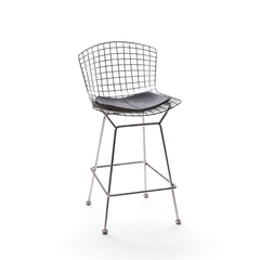 Harry Bertoia Harry Bertoia for Knoll Mid Century Chrome Bar Stools Set of 4 - 4722557