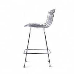 Harry Bertoia Harry Bertoia for Knoll Mid Century Chrome Counter Stools Pair - 4350792