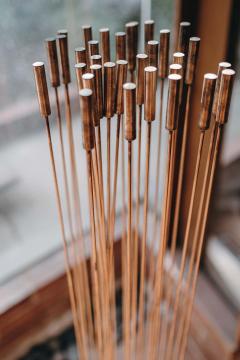 Harry Bertoia Large Bertoia Studios 32 Rod Sounding Chess B 2466 Copper Brass Sculpture - 2414111