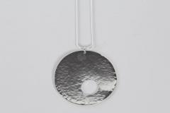 Harry Bertoia Limited Edition Sterling Silver Gong Style Pendant Designed by Harry Bertoia - 254179