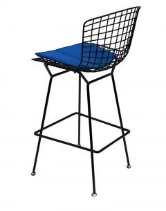 Harry Bertoia Mid Century Modern Black Wire Bar Stool by Harry Bertoia for Knoll - 2896860