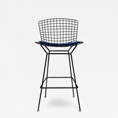 Harry Bertoia Mid Century Modern Black Wire Bar Stool by Harry Bertoia for Knoll - 2898828