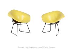 Harry Bertoia Pair Mid Century Harry Bertoia Knoll Diamond Chairs - 2979831