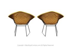 Harry Bertoia Pair Mid Century Harry Bertoia Knoll Diamond Chairs - 2979834