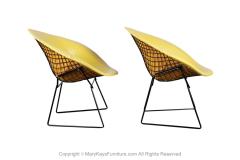 Harry Bertoia Pair Mid Century Harry Bertoia Knoll Diamond Chairs - 2979836