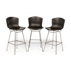 Harry Bertoia Set of 3 Harry Bertoia for Knoll International Mid Century American Black Bucke - 4708497