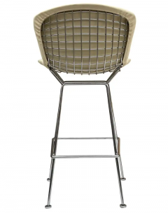 Harry Bertoia Set of Five Mid Century Modern Harry Bertoia for Knoll Wire Bar Stools - 2537399