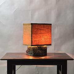 Harry Bertoia Unique Welded and Patinated Bronze Lamp in the style of Harry Bertoia - 4716403