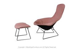 Harry Bertoia Vintage Harry Bertoia for Knoll Bird Lounge Chair with Ottoman - 3021283