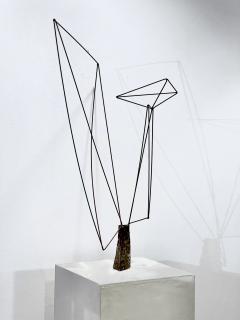 Harry Bertoia Wire Sculpture on Pedstal by Harry Bertoia - 2923144