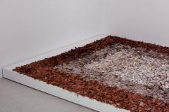 Harry Flitterman One of a kind Hand Loomed Leather Carpet by Jack Lenor Larsen Harry Flitterman - 1332565