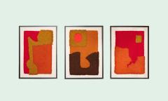 Harry Hilson Group of 3 Harry Hilson Framed Wool Tapestries - 4386483