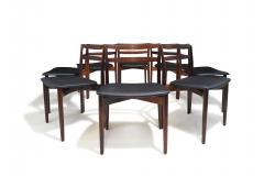 Harry Ostergaard Harry Ostergaard Danish Rosewood Dining Chairs Set of Eight 8  - 4271012