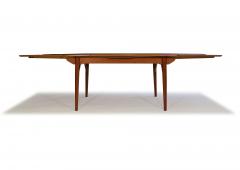 Harry Ostergaard Harry stergaard Danish Teak Draw Leaf Extension Dining Table circa 1960 - 4803122