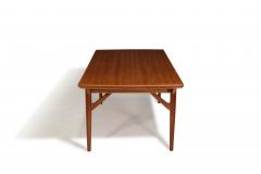Harry Ostergaard Harry stergaard Danish Teak Draw Leaf Extension Dining Table circa 1960 - 4803130
