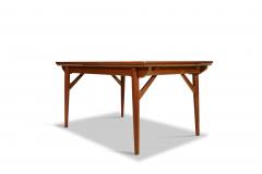 Harry Ostergaard Harry stergaard Danish Teak Draw Leaf Extension Dining Table circa 1960 - 4803973