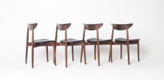 Harry Ostergaard Set of Four Rosewood Dining Chairs by Harry stergaard for Randers M belfabrik - 4577368
