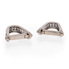 Harry Winston HARRY WINSTON 18K WHITE GOLD MENS 1 75CTS DIAMOND CUFFLINKS - 2302630