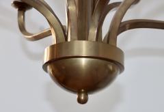 Hart Associates Associates 1970s Patinated Brass 12 Arm Chandelier Attributed To Hart Associates - 3048781
