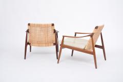 Hartmut Lohmeyer Pair of Mid Century Modern lounge chairs by Hartmut Lohmeyer for Wilkhahn - 2893794