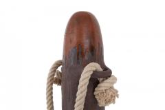 Harvey Bouterse Ceramic Collectible Design Primitive Vase With Rope Detail by Harvey Bouterse - 868691