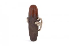 Harvey Bouterse Ceramic Collectible Design Primitive Vase With Rope Detail by Harvey Bouterse - 868695