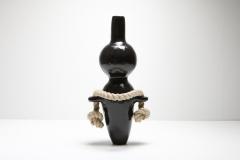 Harvey Bouterse Ceramic Collectible Design Vase with Rope Detail by Harvey Bouterse 2018 - 1345234