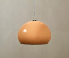 Harvey Guzzini Harvey Guzzini Caramel Brown Space Age Pendant Chandelier Italy circa 1970 - 4420754