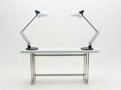 Harvey Guzzini Rare pair of Italian Harvey Guzzini table desk lamps 1970s - 1682534