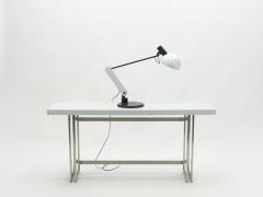 Harvey Guzzini White Italian Harvey Guzzini table desk lamp 1970s - 1820407