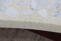 Harvey Probber 1960s Harvey Probber Style Terrazzo Top And Walnut Modern Coffee Table - 3224730