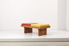 Harvey Probber Bench by Harvey Probber in Ketchup Mustard in Oak USA 1960s - 2139631