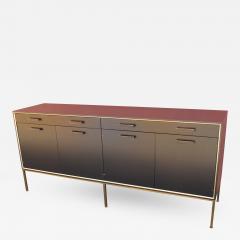 Harvey Probber Ebonized Mahogany and Brass Credenza by Harvey Probber - 398325