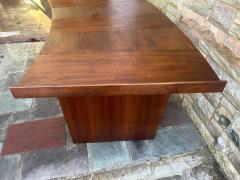 Harvey Probber Excellent Harvey Probber Curved Slim Walnut Desk Mid Century Modern - 4443251