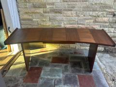 Harvey Probber Excellent Harvey Probber Curved Slim Walnut Desk Mid Century Modern - 4443253