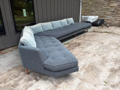 Harvey Probber Fabulous XL Harvey Probber style 2 Piece Angled Sectional Sofa - 4729561