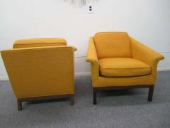 Harvey Probber Fantastic Probber Style Angular Arm Lounge Chairs Mid Century Modern - 1820659