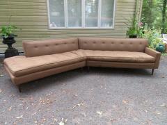 Harvey Probber Handsome Harvey Probber 2 Piece Nuclear Sert Sectional Sofa Mid Century Modern - 1252552