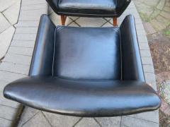 Harvey Probber Handsome Pair of Danish Modern Walnut Lounge Chairs - 1725378