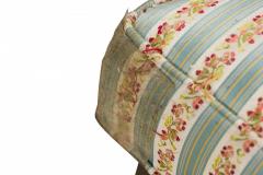 Harvey Probber Harvey Probber American Gondola Mahogany and Striped Upholstery Side Chair - 2789260